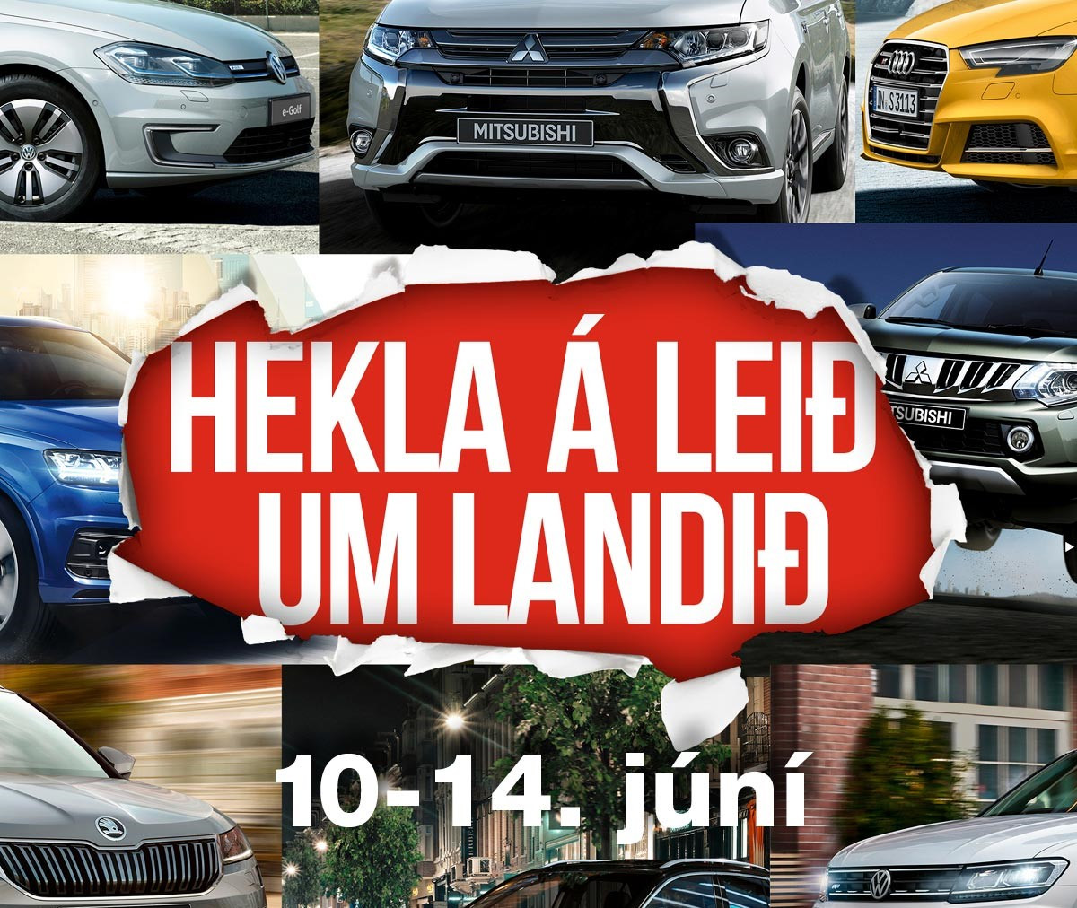 HEKLA á leið um landið